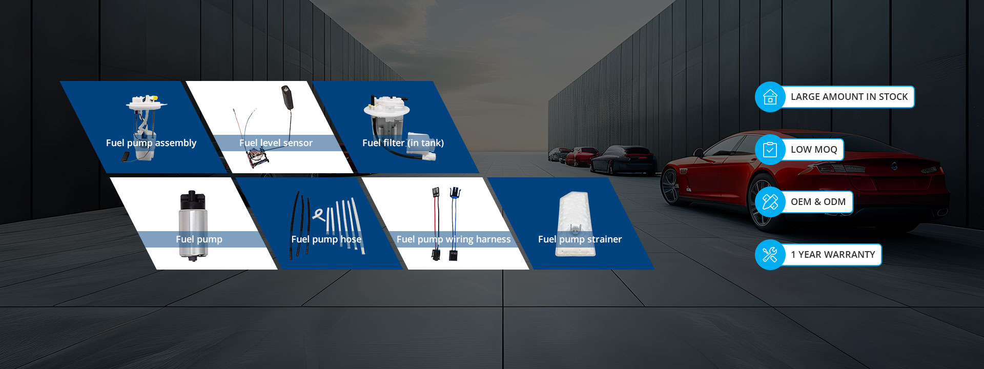 Automotive fuel pump component production